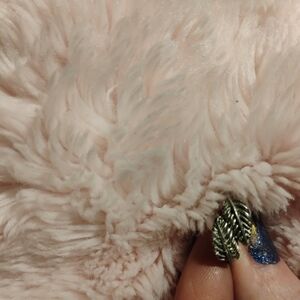 Soft Pink Faux Fur Fabric